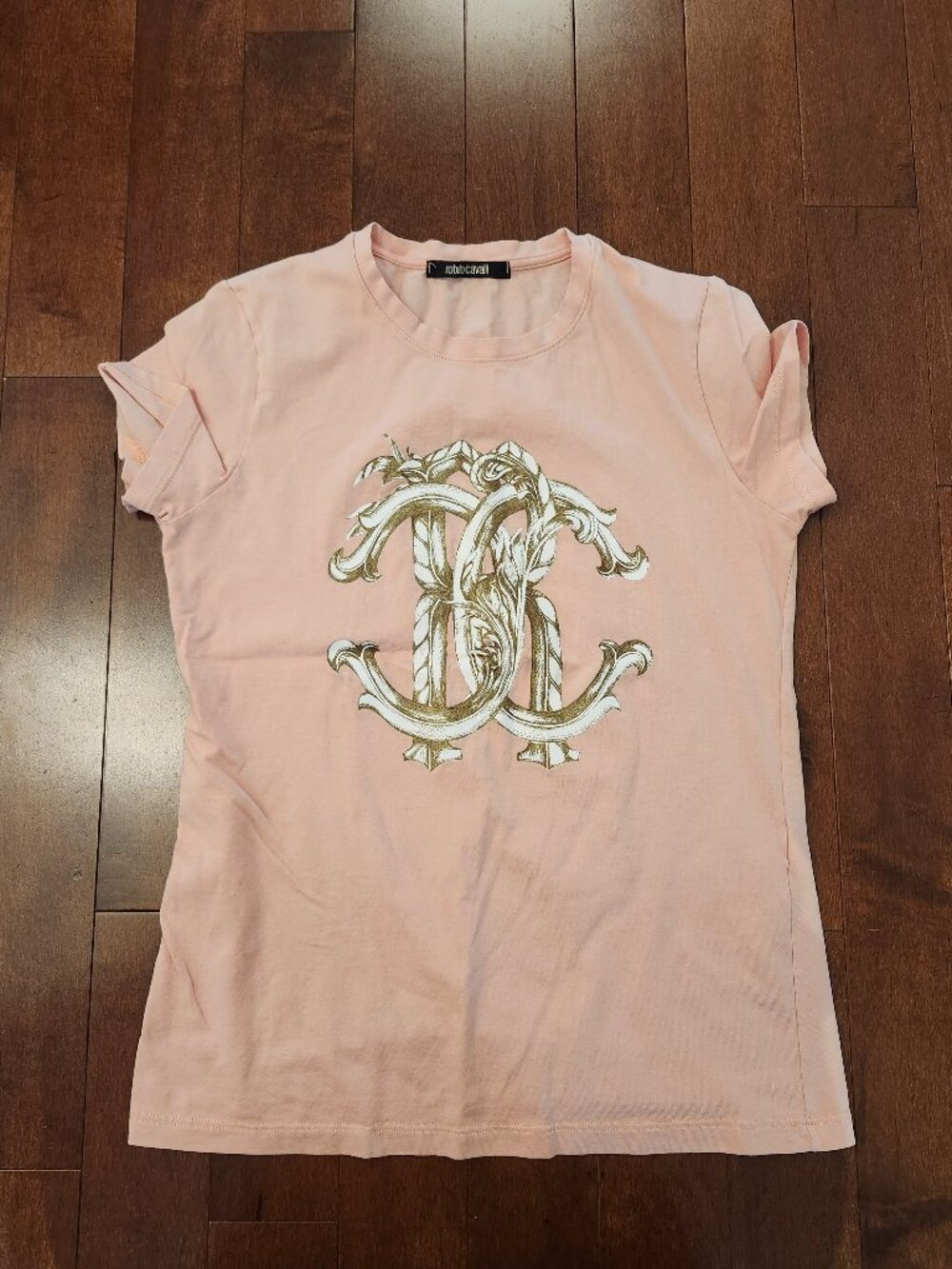 Roberto Cavalli cotton t-shirt women's size large